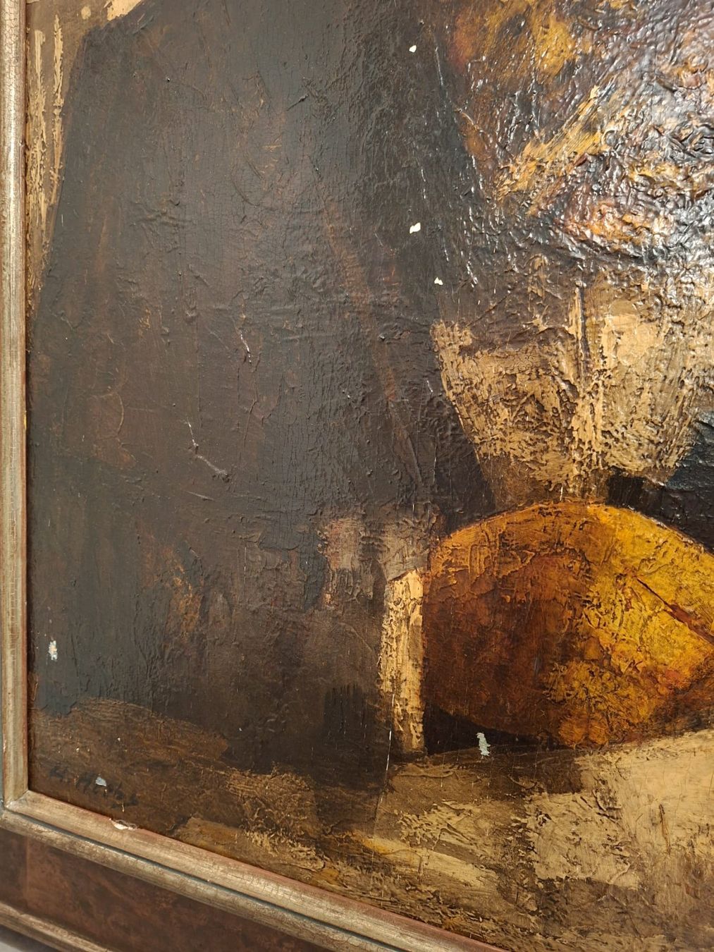 Dipinti: Grosses,schweres Oel Bild – Usato da Trimbach venduto da stillik 5