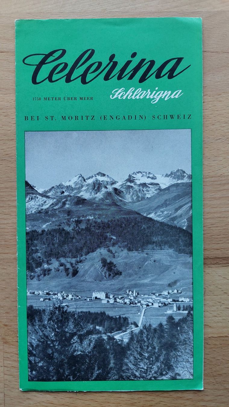 Documenti: Alter Prospekt Celerina Schlarigna bei St. Moritz (Engadin) – Usato da Obfelden venduto da Foto_Bild_Kunst_Buch
