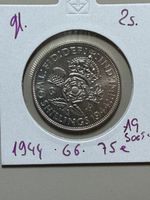 GB - 2 shilling - 1944 - Georges 6 - AG 