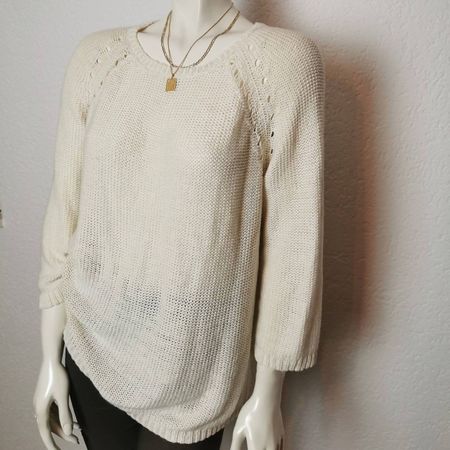 H&M Strickpullover Creme - M