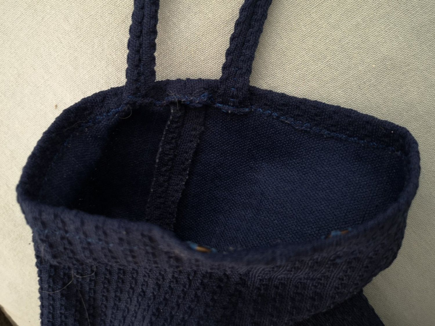 Bambole: Von Hand genähte blaue Hose – Usato da Liestal venduto da Gitterli01 2