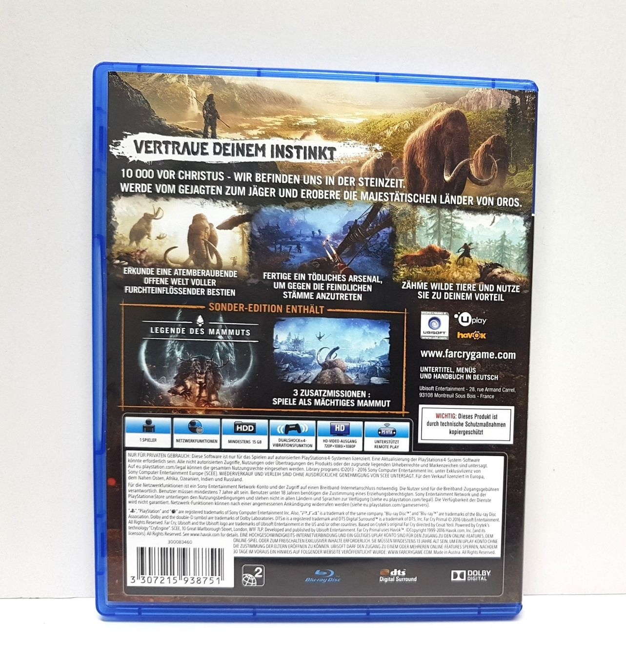 Sony Spiele: FarCry Primal 100% UNCUT in der Steinzeit – Gebraucht aus Schüpfheim von Games_Spielkonsolen 2