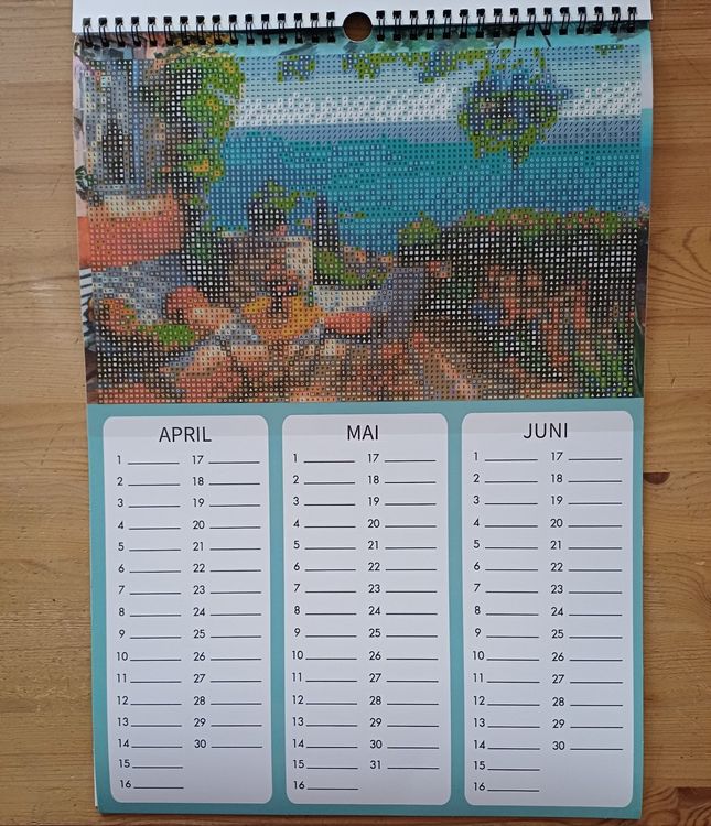 Diamond Painting Kalender immerwährend Kaufen auf Ricardo