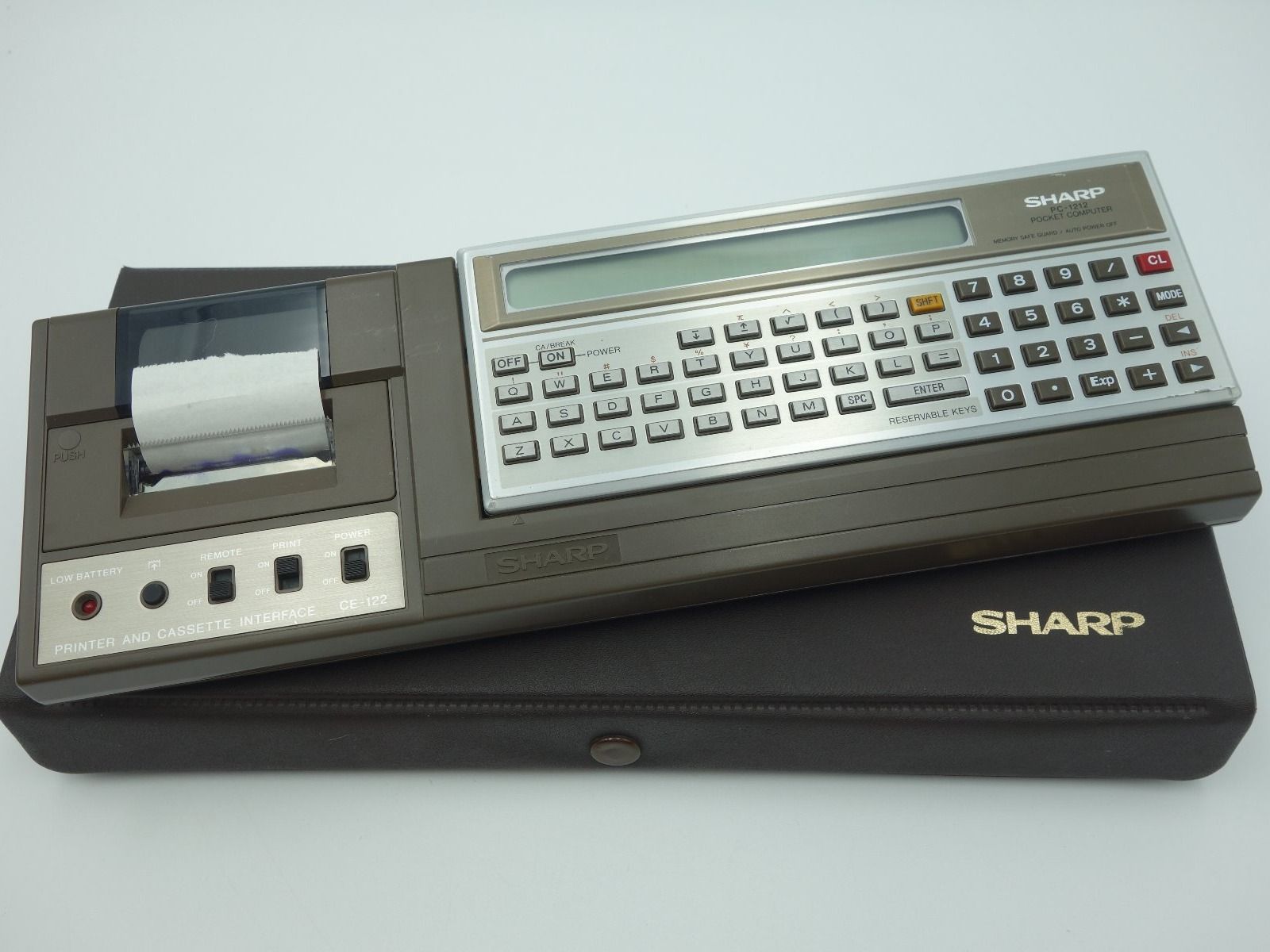 Sharp Taschenrechner: Sharp PC-1212, Taschenrechner Pocket Computer – Defekt aus Wil SG von
