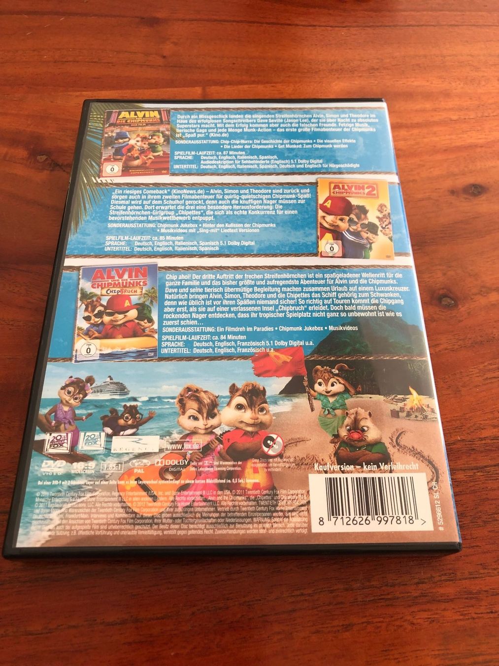 Tutti i DVDs: Alvin und die Chipmunks 1 & 2, DVD – Usato da Schübelbach venduto da Dolly990_2 1