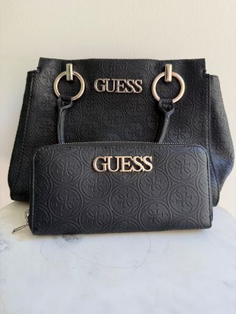 Neue GUESS Heritage Pop Tasche + Portemonnaie