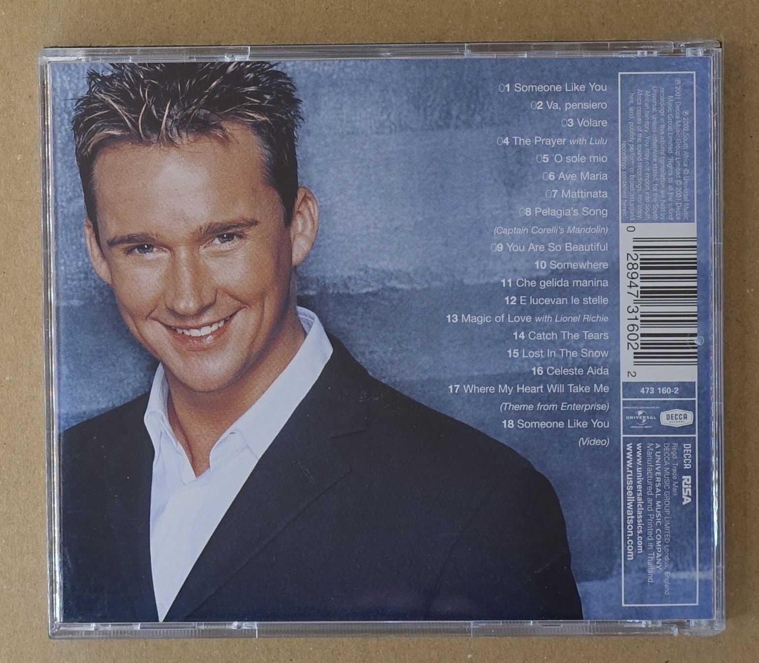 CDs: Russell Watson – Encore - D18 – Gebraucht aus Sessa von discoverymedia 1