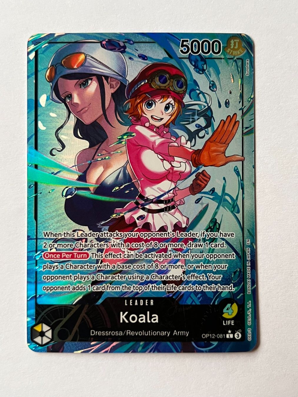 Bandai Carte collezionabili: Koala - OP12-081 – Usato da Ilanz venduto da caui