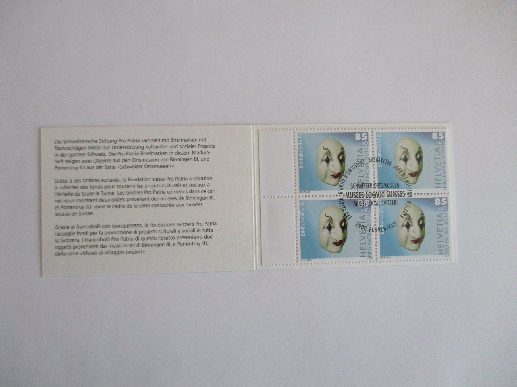 Tous les timbres: Markenheft Pro Patria 2014 gestempelt – D'occasion à Langnau b. Reiden par Aktuell88