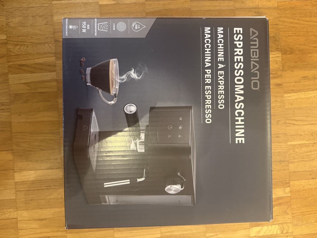 Ambiano Kaffeemaschinen & Espressomaschinen: AMBIANO Espressomaschine – Neu und originalverpackt aus Cama von alb_kc5v 2