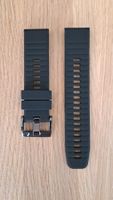 Garmin Fenix 5/6/7.. Silikon Armband 22mm schwarz+Kappe