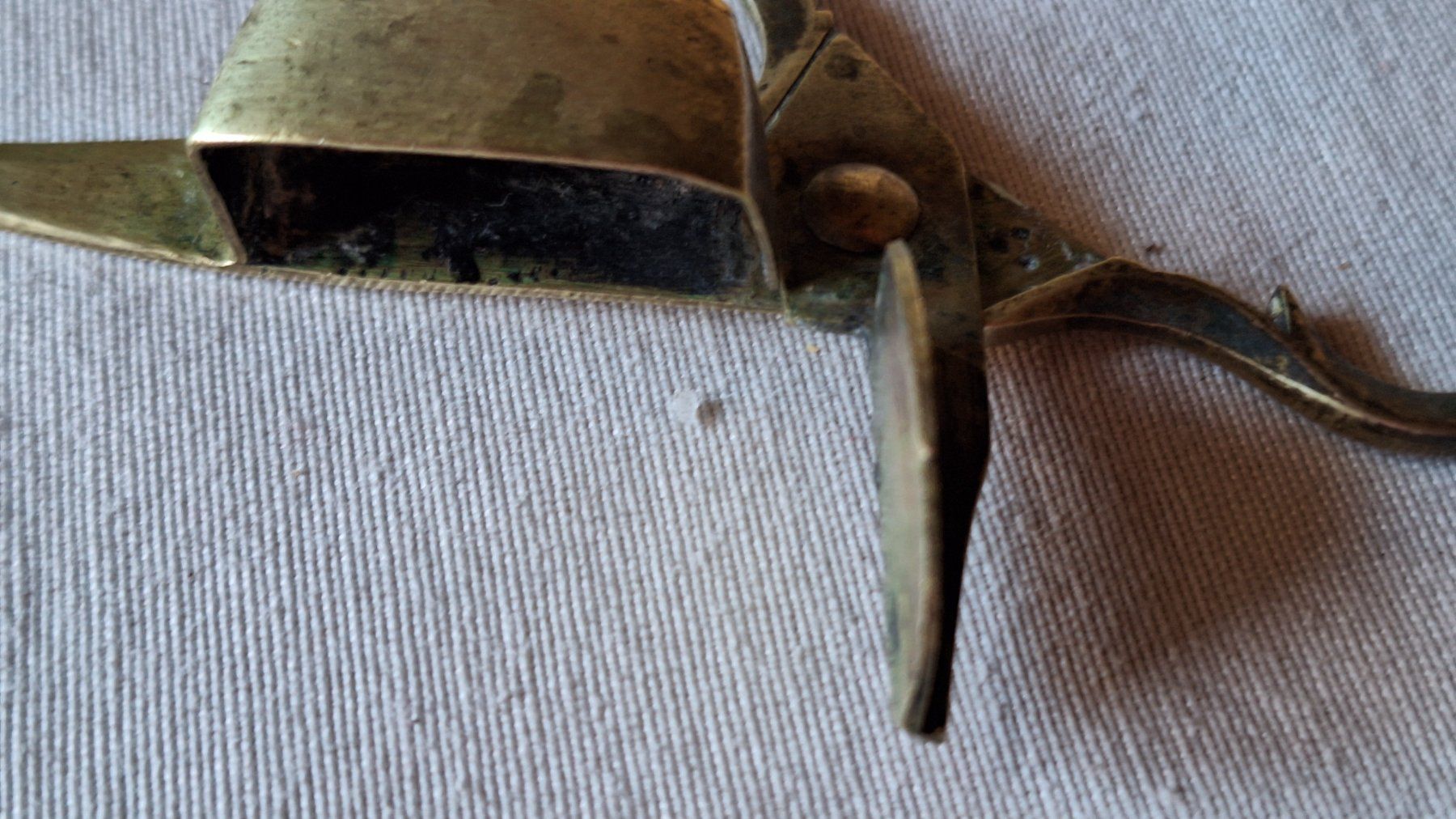 Candele: alter Messing Kerzenlöscher , Dochtschneider – Usato da Dornach venduto da majo8689 6
