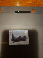 Timbre rare du Royaume-Uni, voiture "Bluebird" de 1964
