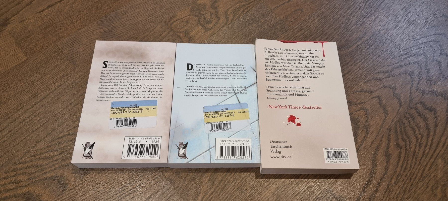 Libri: Sookie Stackhouse 1,2 und 6 -  Charlaine Harris – Usato da Hinterforst venduto da impatiently 1