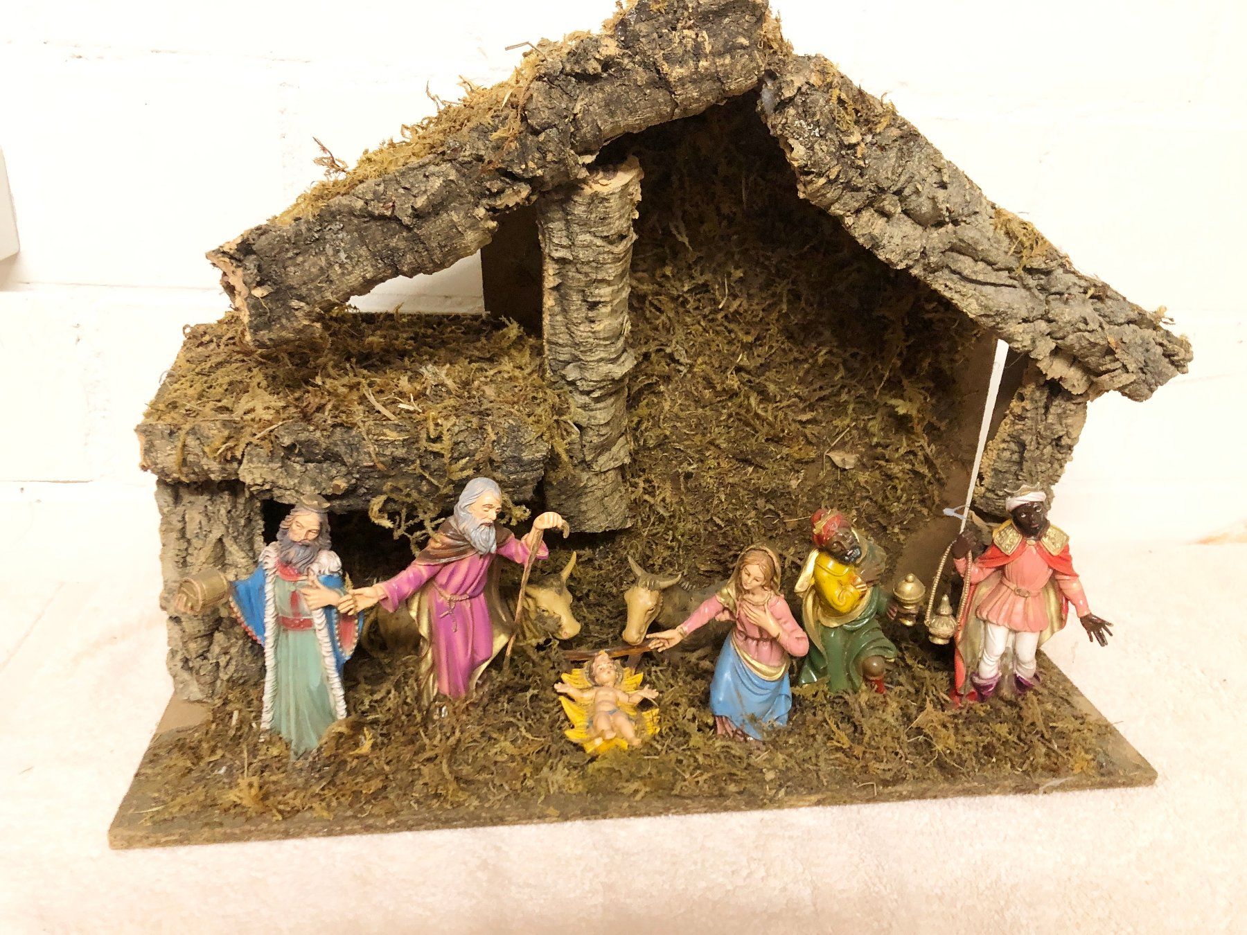 Alle Dekorationen: Weihnachtskrippe mit Krippenfiguren antik – Gebraucht aus Glattbrugg von Ariel012 3