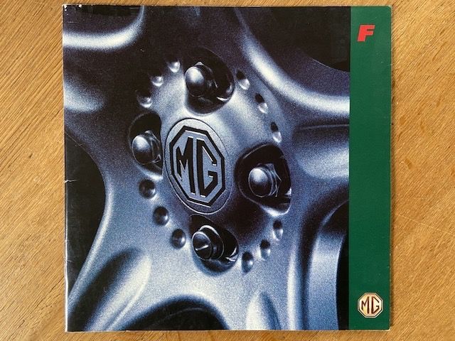 MG Dokumente: MG MGF Prospekt Grossformat deutsch CH Brochure ca 1995 1996 – Gebraucht aus Langenthal von Andreasdavidk