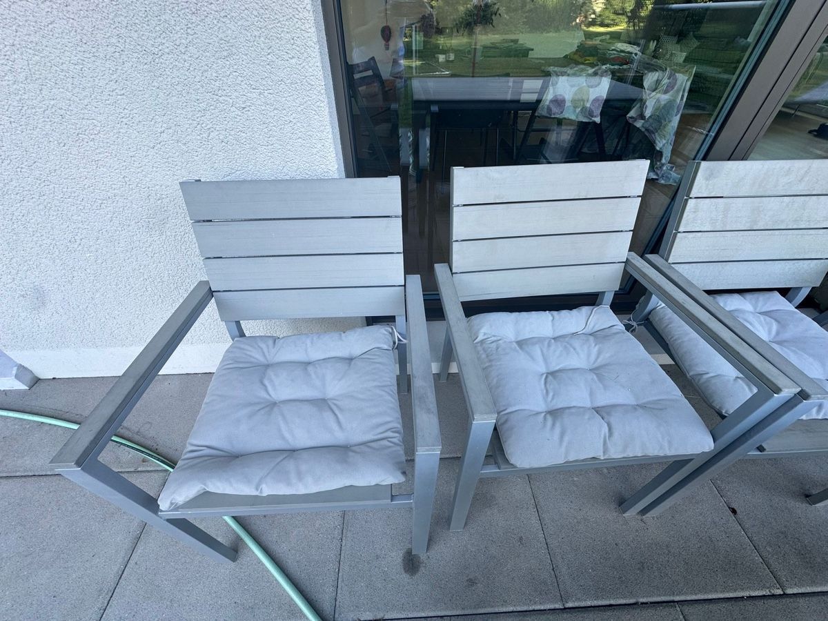 Tavoli: IKEA Gartentisch mit 6 Stühlen Outdoor Set grau – Usato da Küsnacht ZH venduto da rkaramanian 2
