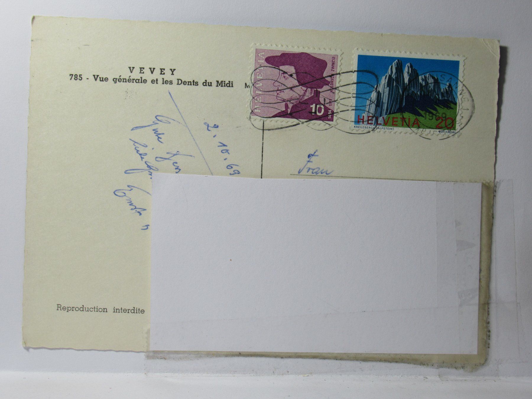 Cartoline postali: Vevey – Usato da Grenchen venduto da frechri 1