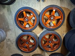 Jantes enkei ev5 4x100 4x108 17 pouces