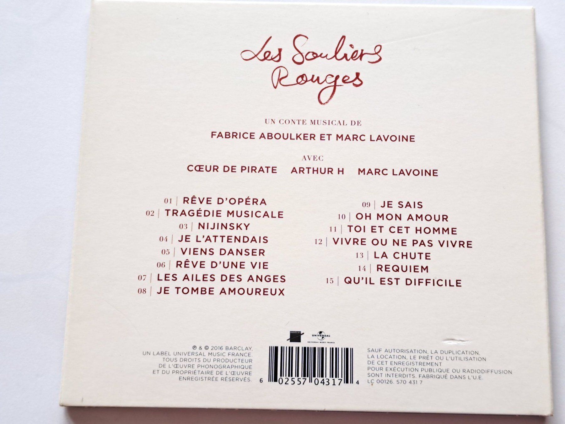 CD: Cd Le conte musical - Les souliers rouges  – Usato da Pully venduto da bro_n52j 1