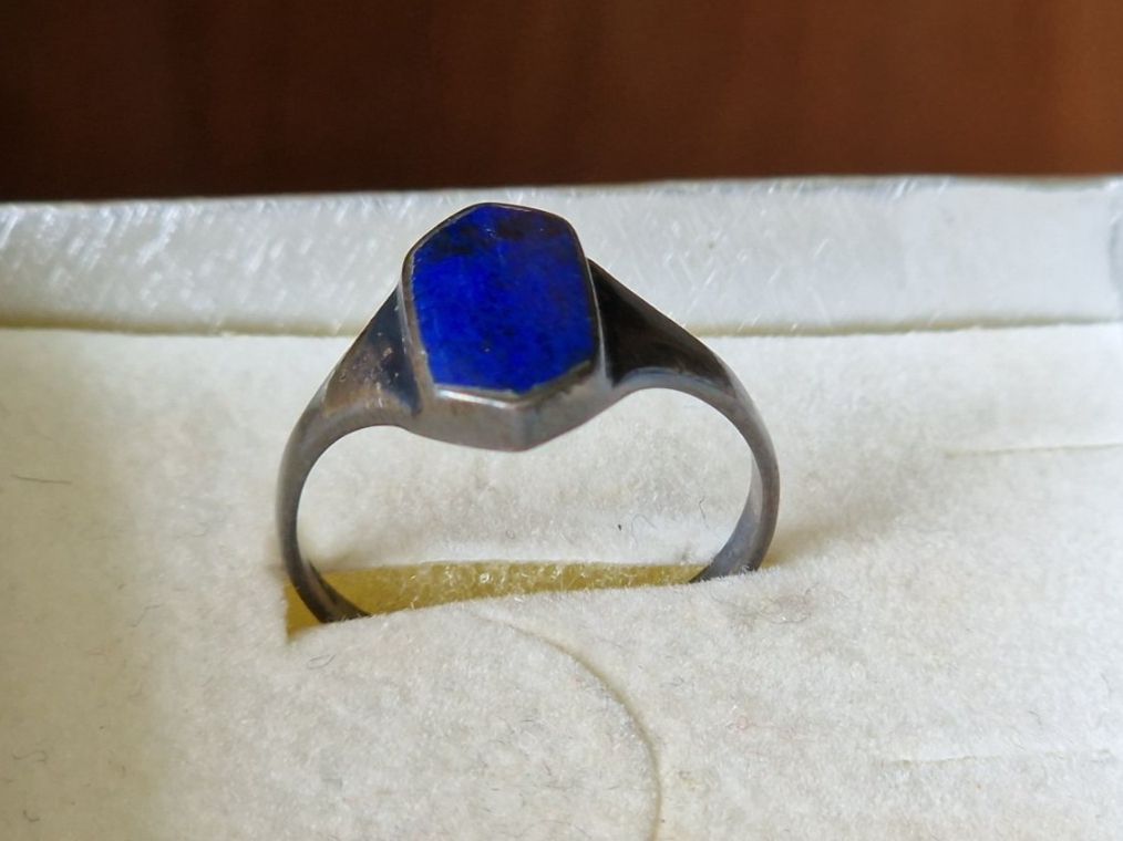 Anelli: Ring Silber Lapislazuli – Usato da Mörschwil venduto da wunderkiste44 3