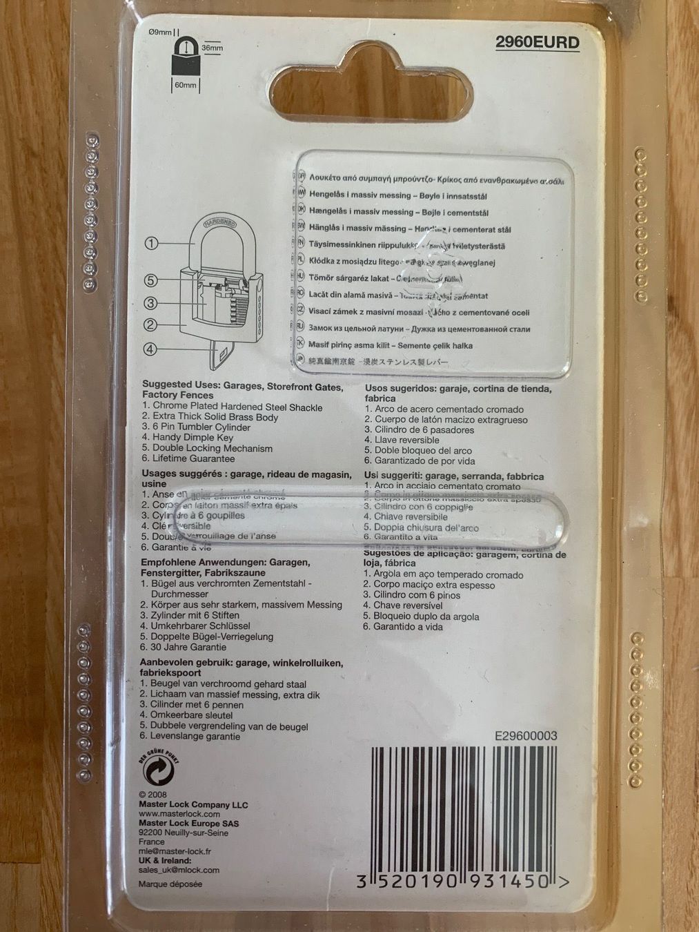 Schlösser: Schloss Master – Neu und originalverpackt aus Wettingen von Kawasaki987 1