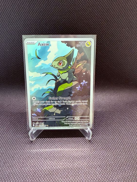 Pokemon Black Bolt - Axew Illustration Rare 145/086 (Gebraucht) in Horn ...