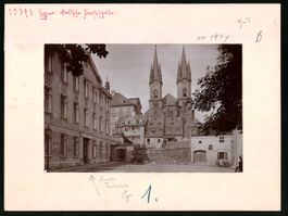 Fotografie Eger, Partie an der Deutschen