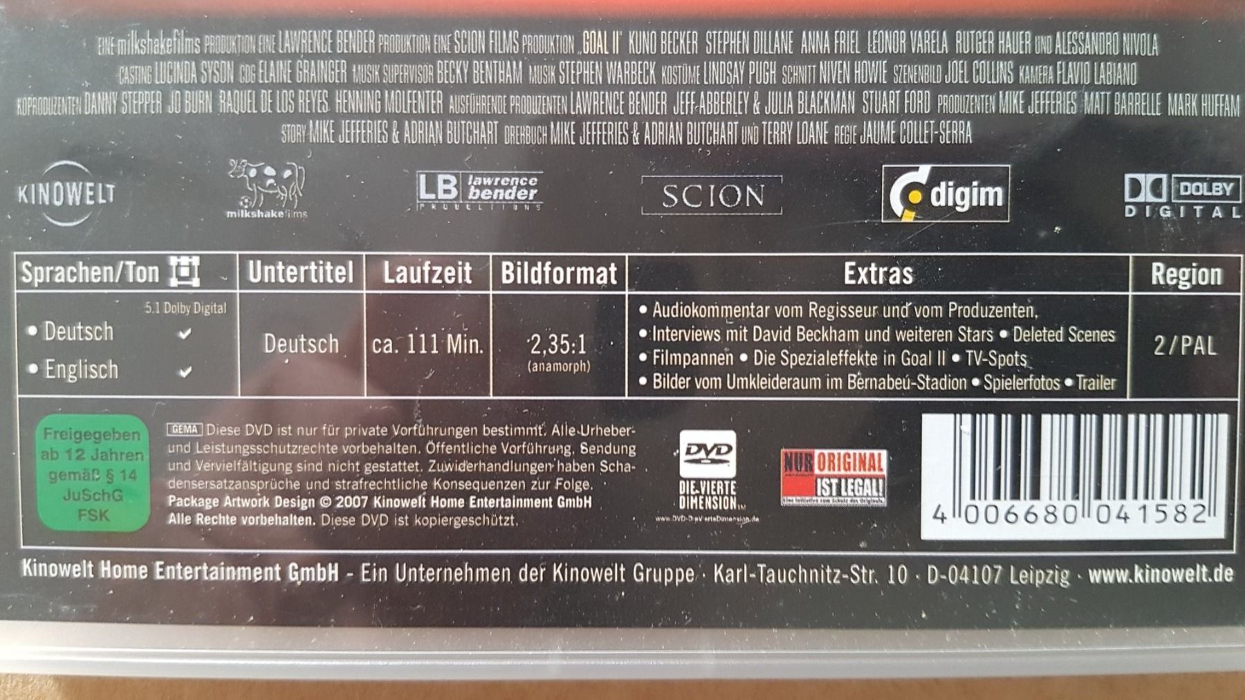 Tous les DVDs: DVD Goal 2 – D'occasion à Oetwil am See par fineli2 1