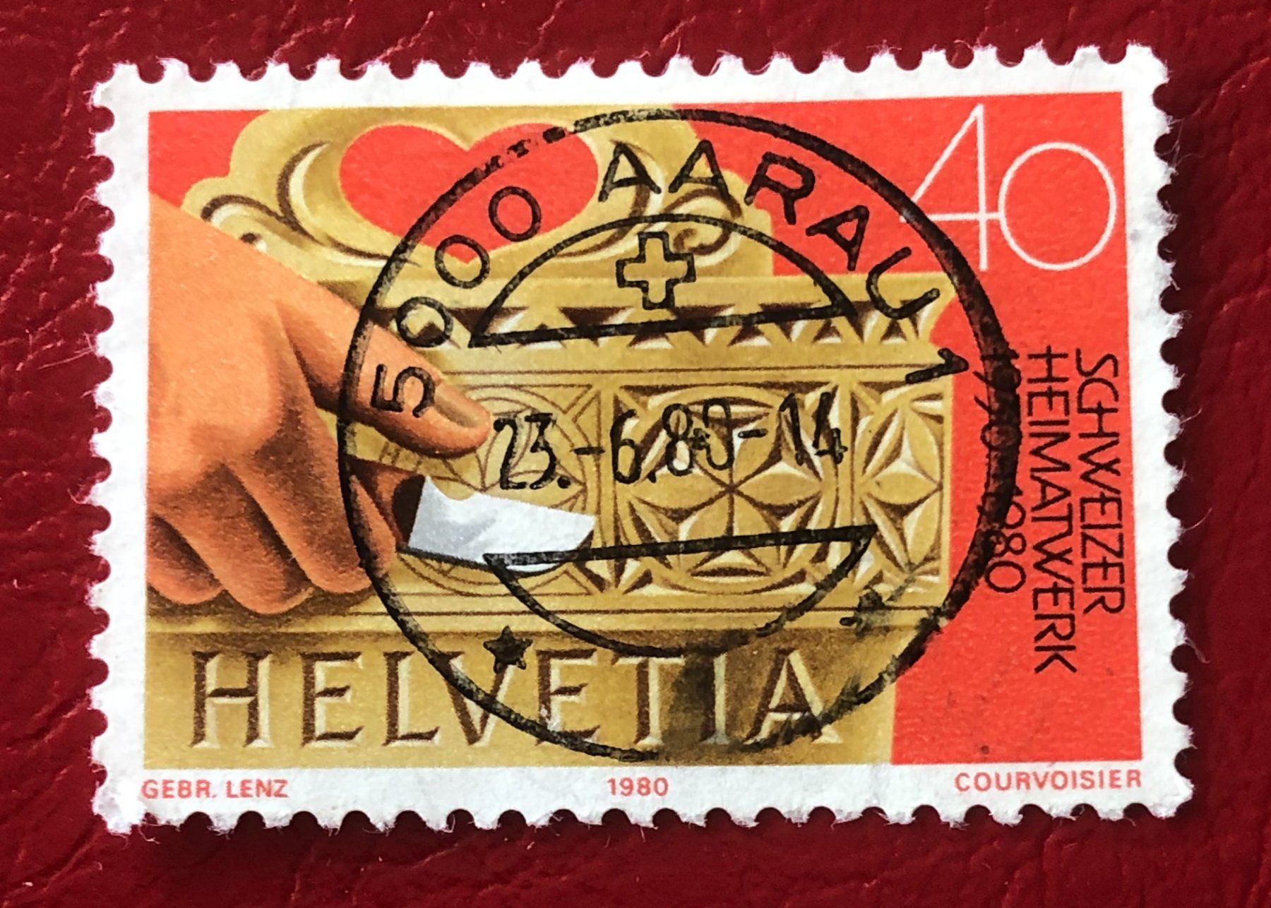 Tutti i francobolli: CH Briefmarken Stempelt Aarau – Usato da Aarau venduto da Billa007