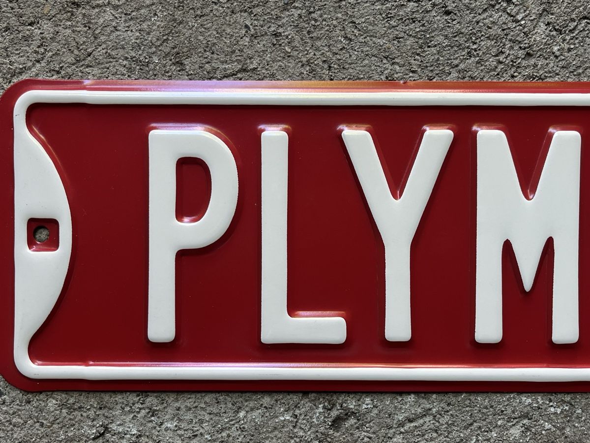 Mopar Insegne: Plymouth Place Schild – Nuovo (secondo la descrizione) da Basel venduto da barracuda360 1