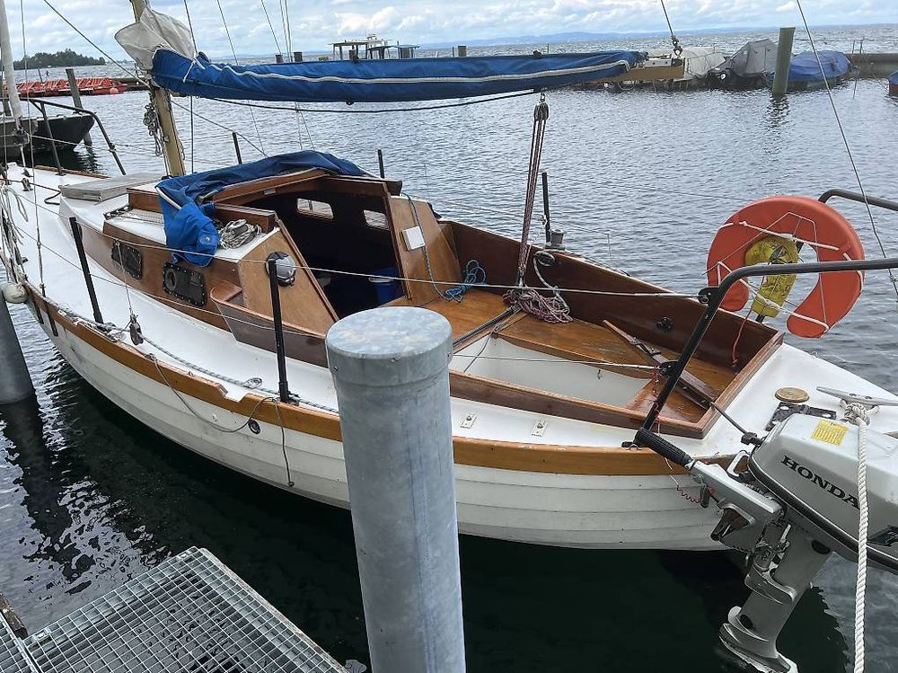 Schönes Holzboot mit Bodenseezulassung (Gebraucht) in Diepoldsau für ...
