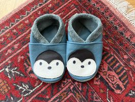 Lederfinkli Pinguin Gr. 22/23 – Sohle 14 cm -Top Zustand