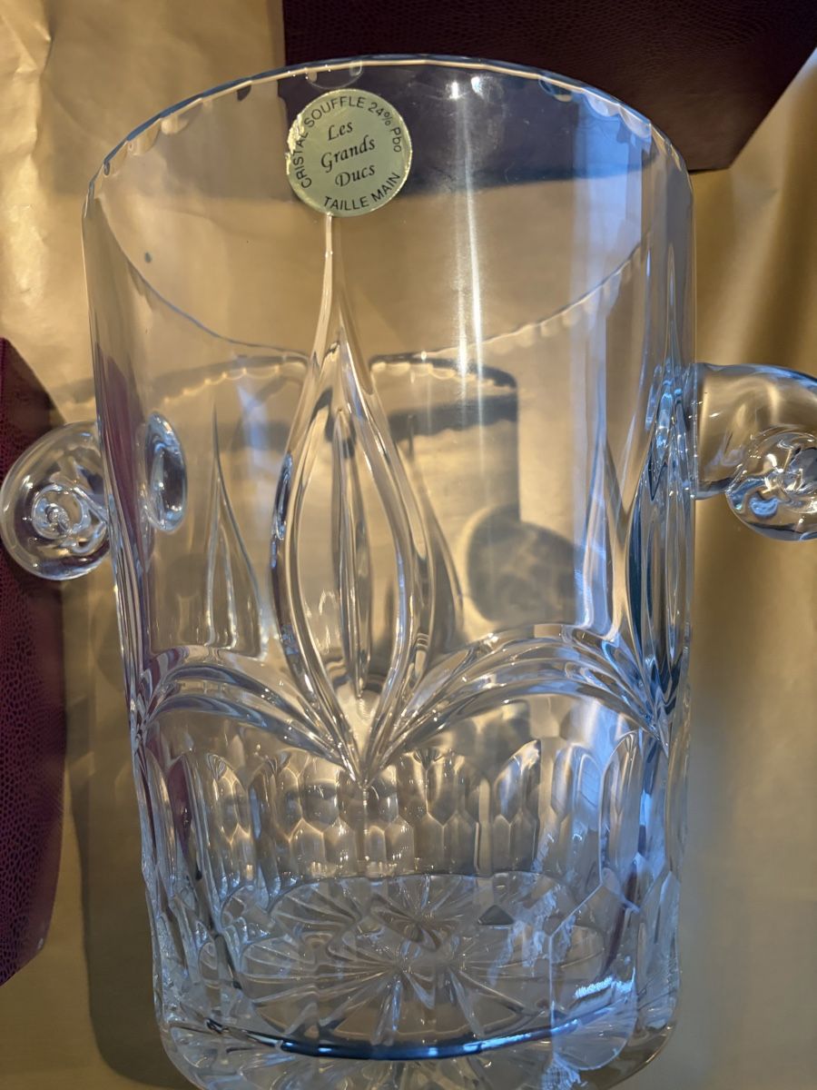 Altro: seau à champagne / à glace en cristal taillé main – Usato da Echallens venduto da JAR69 1