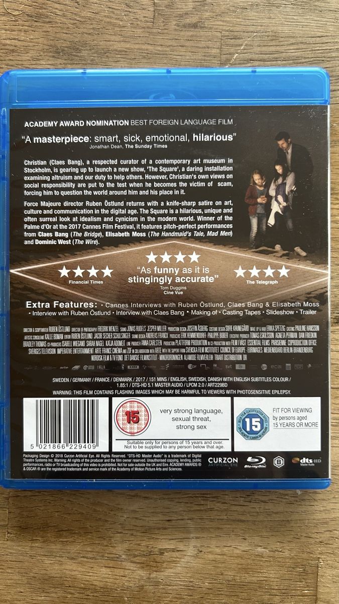 Tutti i DVDs: The Square - Ruben Östlund – Usato da Lugano venduto da bad_2t9b 1