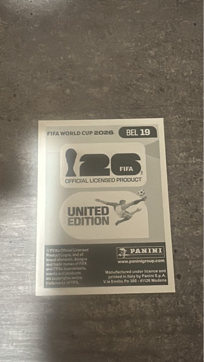 Panini Carte collezionabili: BEL 19 , FIFA WORLD CUP 2026 PANINI  – Nuovo (secondo la descrizione) da Frauenfeld venduto da 1PegPeg1 1