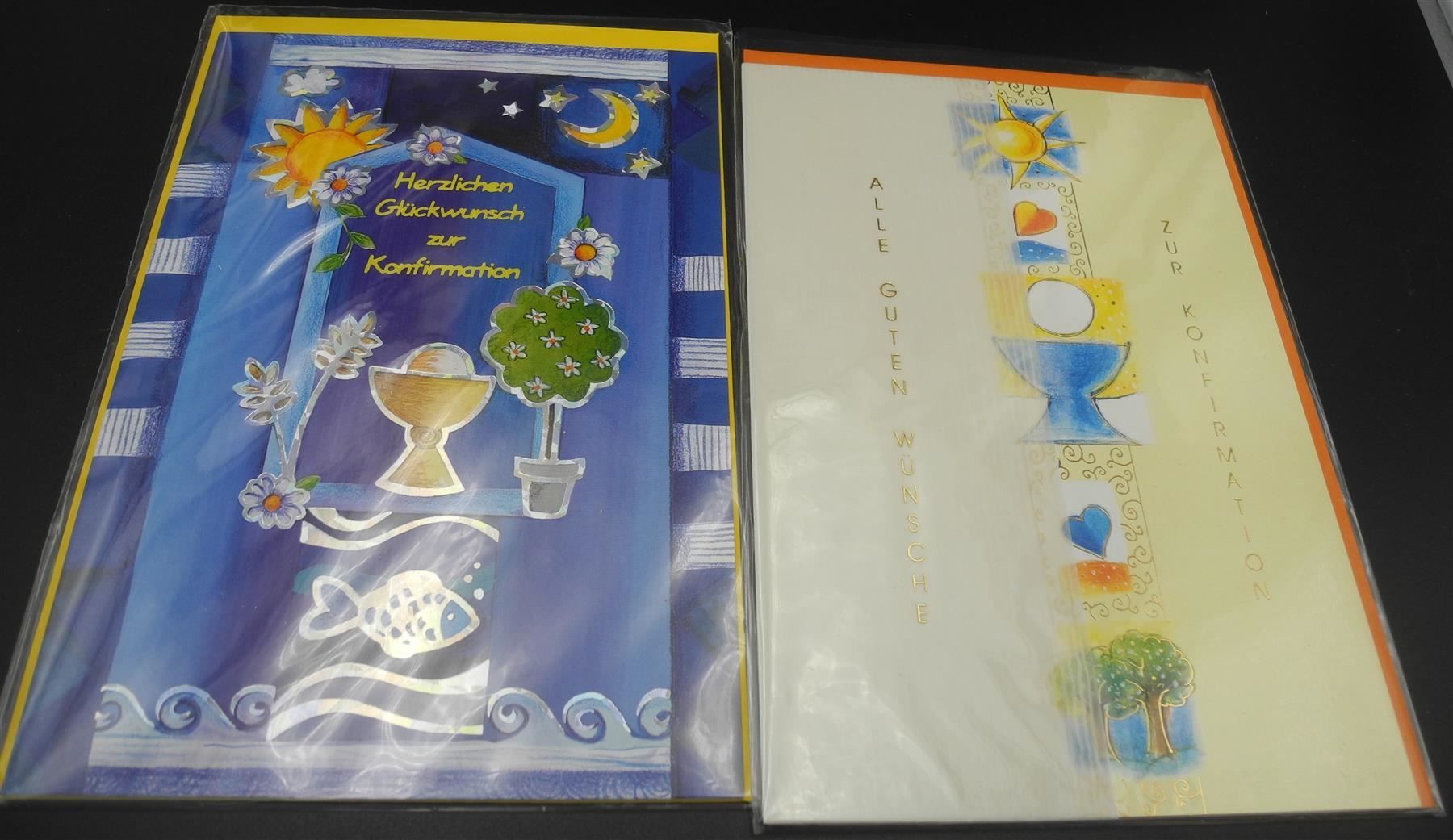 Cartoline: 4 Stk. Konfirmationskarten, Nr. 311 – Nuovo e nell'imballaggio originale da Kottwil venduto da Crazyrolf 2