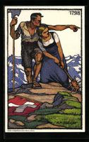 Schweizer Bundesfeier 1913, Bauernpaar a
