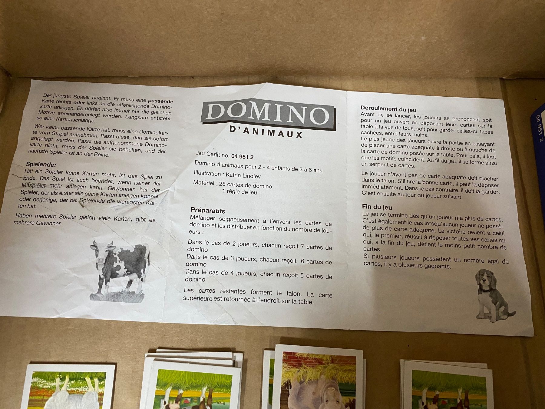 Carlit Giochi: Domino Tiere – Usato da Eschlikon TG venduto da RamonaSt 6