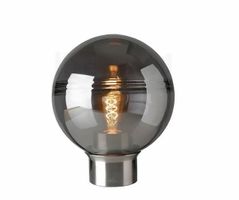 Smoked Glass Globe Lamp Villeroy