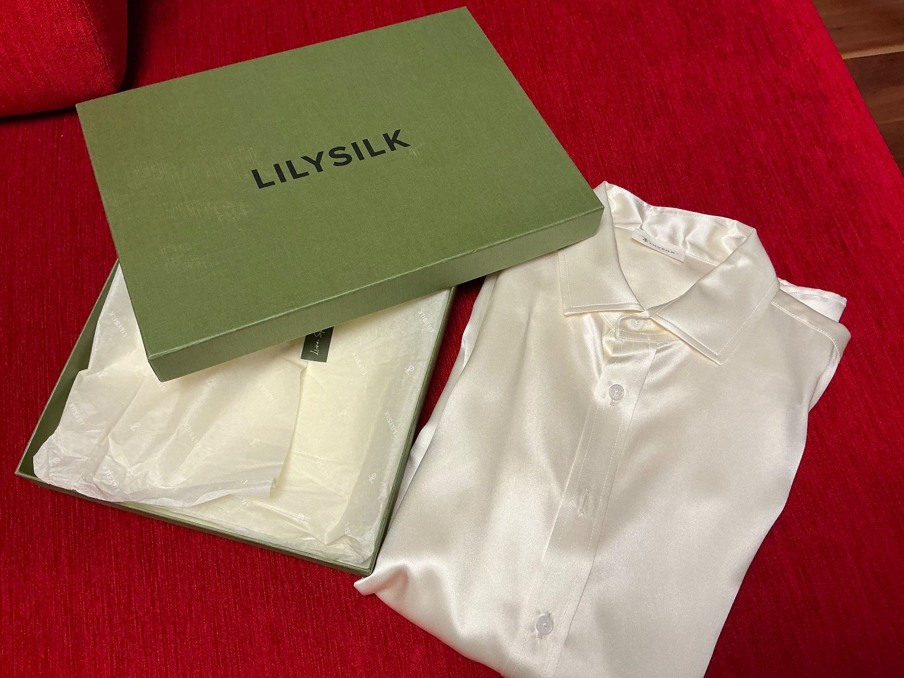 Camicette: Lilysilk Seidenhemd, DE 38 – Nuovo (secondo la descrizione) da Winterthur venduto da romaschka 5