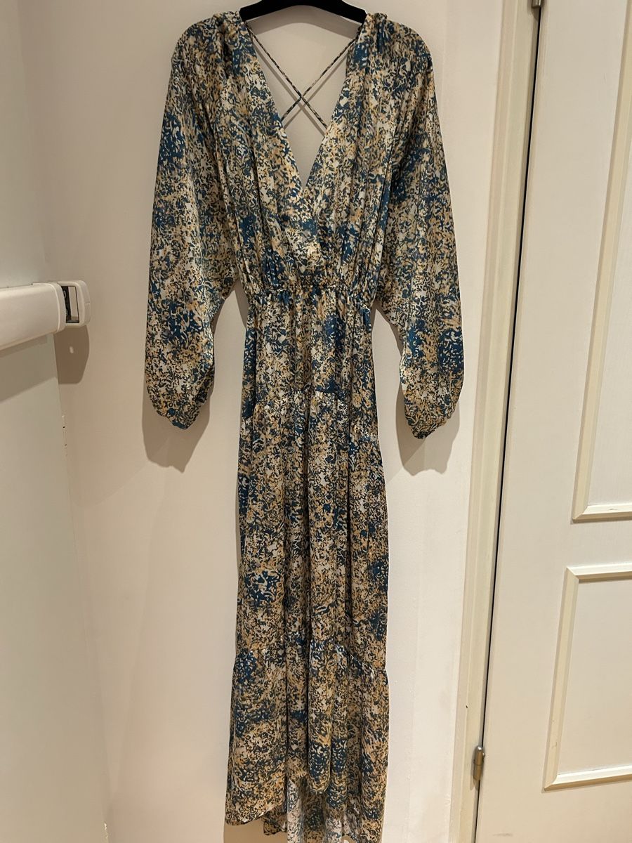 Maje Vestiti: Robe Maje longue imprimée taille 38 état neuf – Nuovo (secondo la descrizione) da Les Acacias venduto da Jeanne_lng