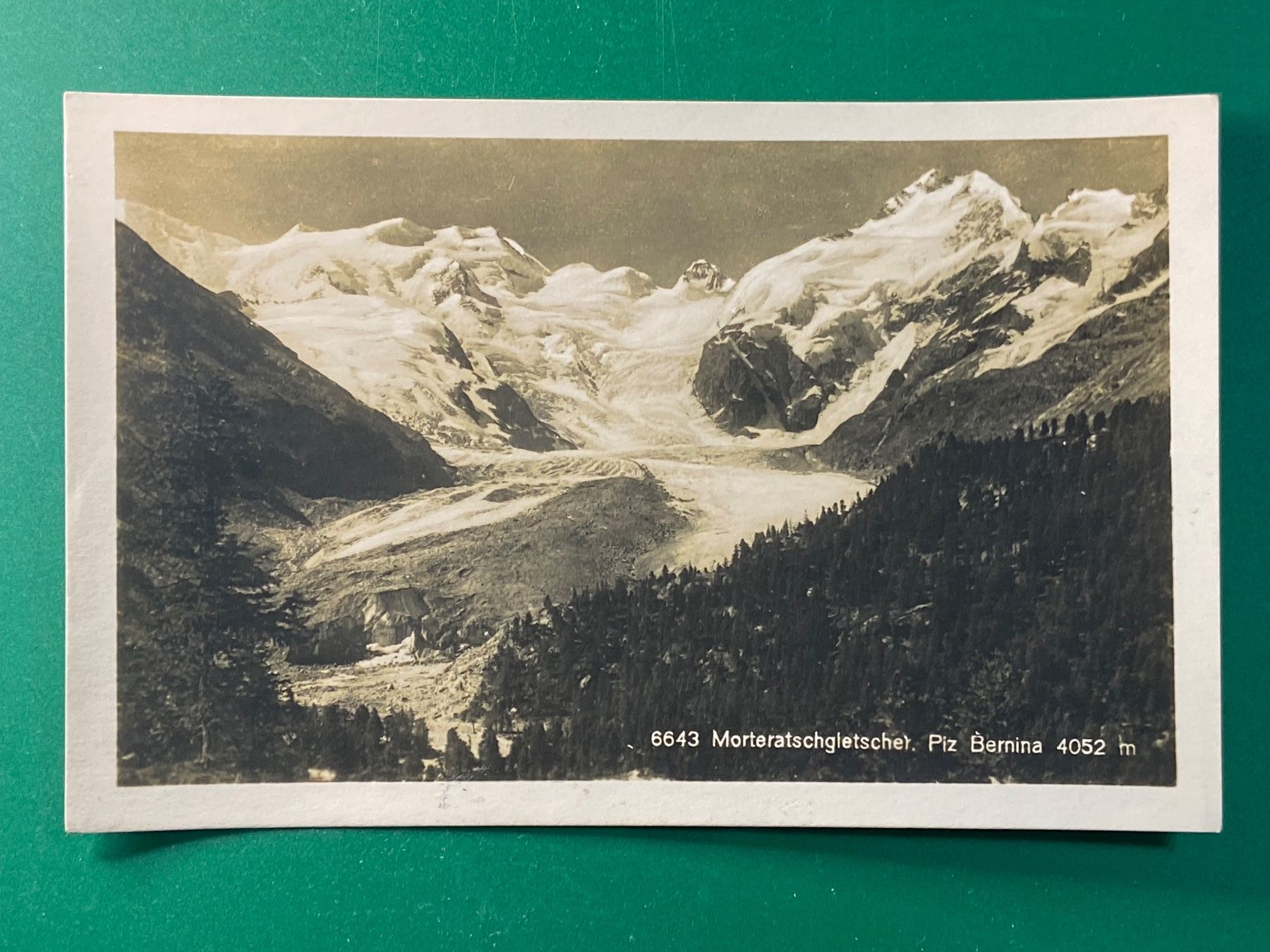 Ansichtskarten: Morteratsch-Gletscher – Gebraucht aus Steg VS von _vinci_