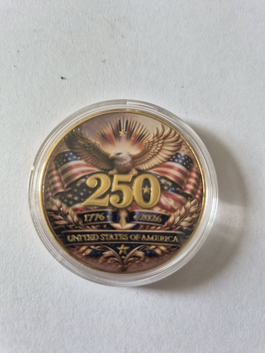Tutti le monete: pièce commémorative 250 ans USA – Nuovo (secondo la descrizione) da Senèdes venduto da hen_fw8b 1