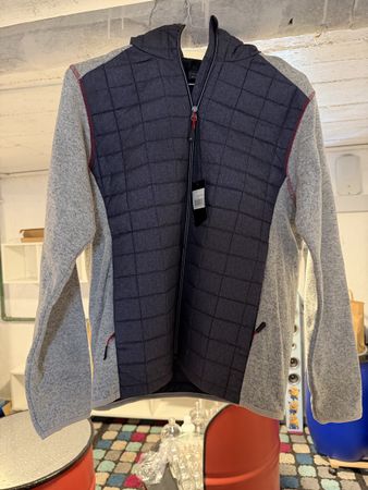 Herren Kapuzenjacke Grösse M anthrazit melange neu