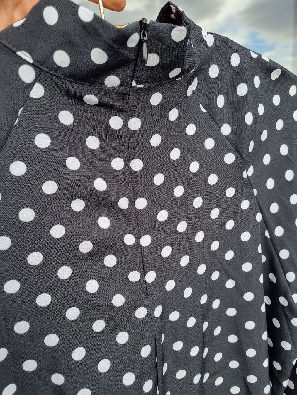 Kleider: Robe à pois, col montant – Neu (gemäss Beschreibung) aus Corbeyrier von Lalaland99 2