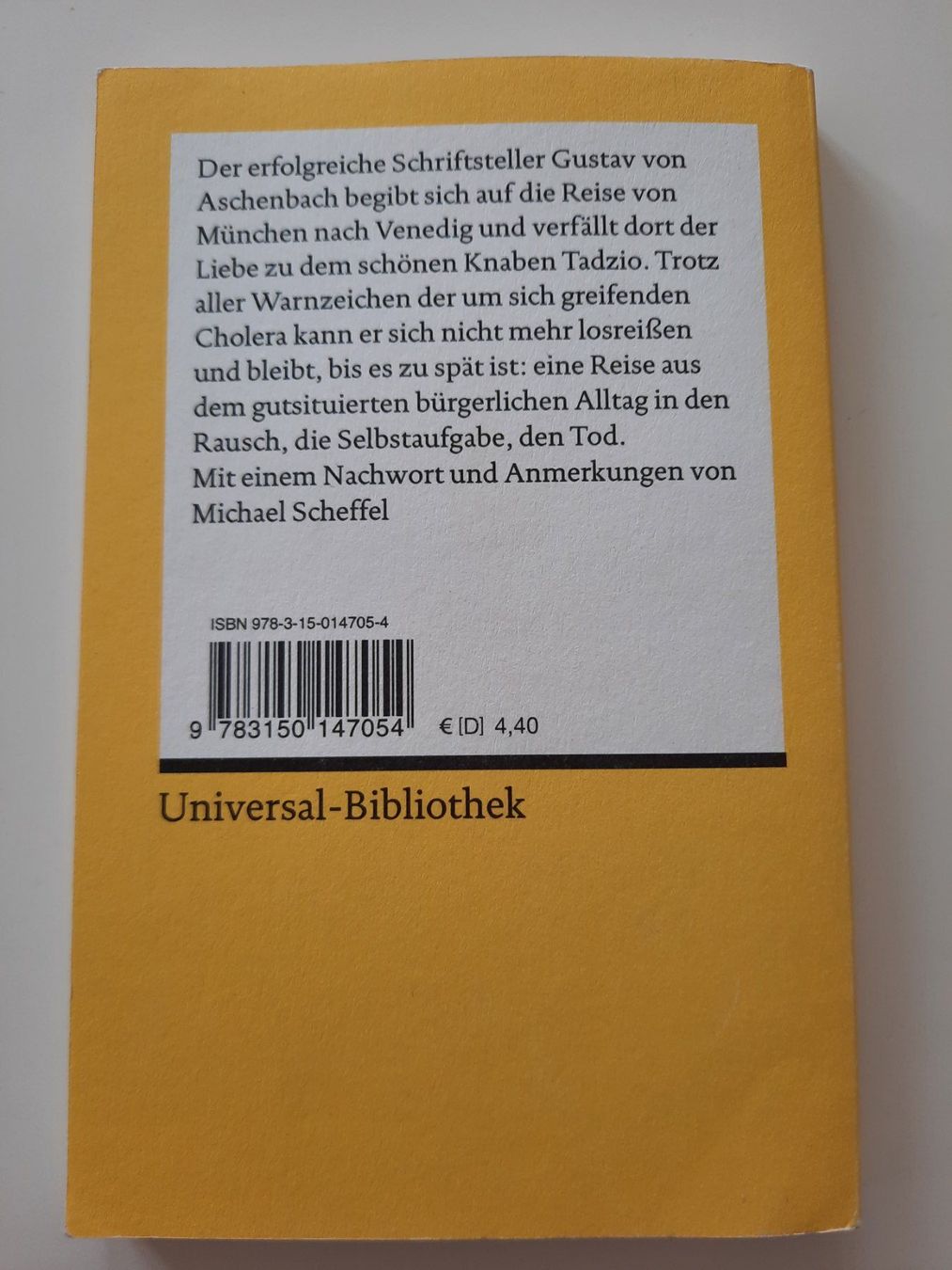 Bücher: Der Tod in Venedig von Thomas Mann – Neu (gemäss Beschreibung) aus Oberönz von oen_2ymk 1