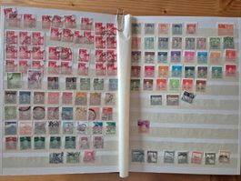 Briefmarken weltweit in Album 62 Zustand gemäss Bilder