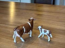 Schleich Kuh mit Kalb