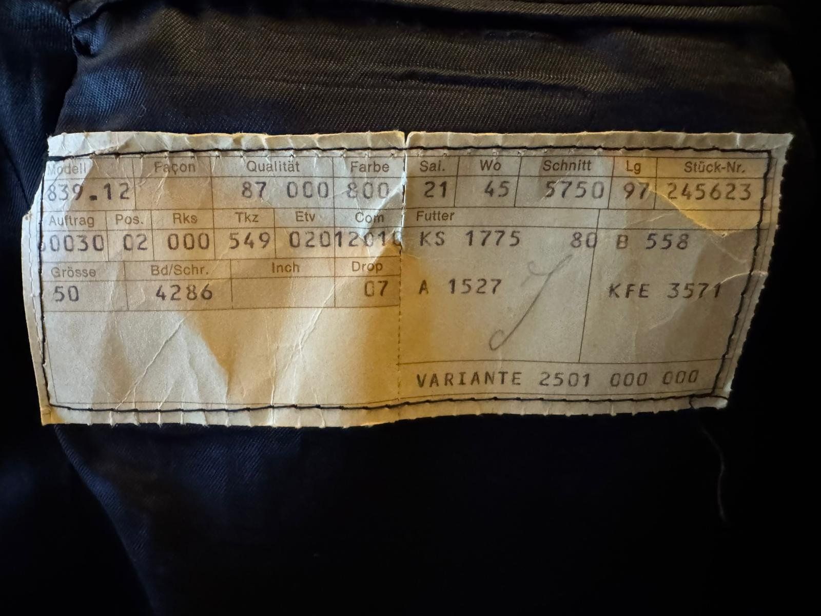 Pierre Cardin Completi: Pierre Cardin Anzug - 3 Teilig - Dunkelblau – Usato da Oberlunkhofen venduto da Moni1947 3
